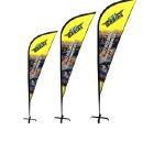 Shark Fin Banner Single Sided - 3.0m