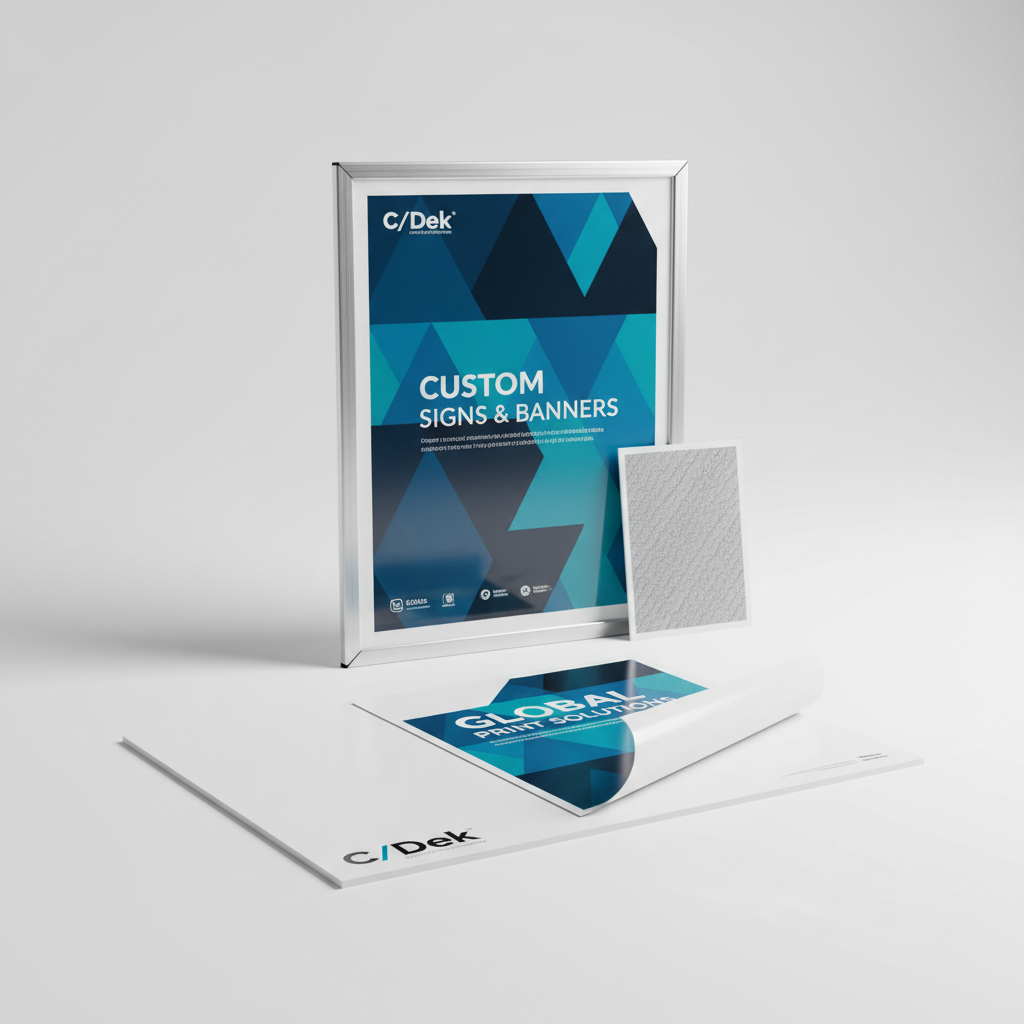 Frame Psignify C/Dek + Print + Frame Full Sheet – Signify Signage