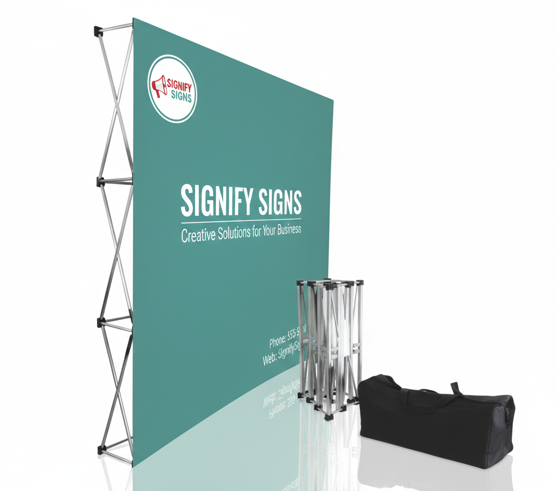Executive Banner Wall – 4.5×2.25m – Signify Signage